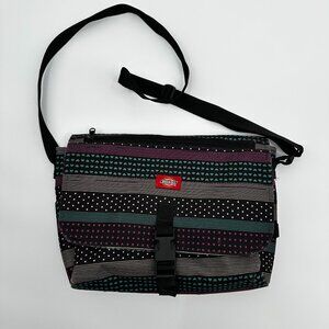 Dickies Black and Purple Patterned Crossbody Bag